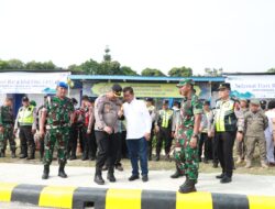 Kapolres dan Forkopimda Simalungun Lakukan Pengecekan Pos Pam Jelang Idul Fitri 1445H/2024M