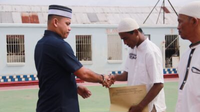 622 Narapidana Lapas Tanjungbalai Terima Remisi, 3 Orang Langsung Bebas Lebaran bersama Keluarga 