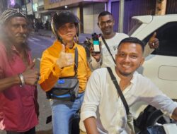 Kapolsek Medan Baru Cek e-Parkir di Kampung Madras