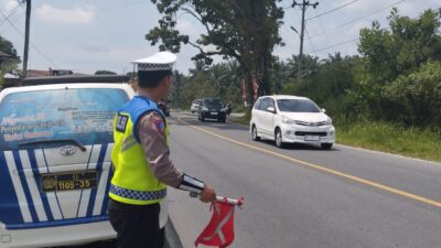 Polres Simalungun Gelar Operasi Kamseltibcar Lantas Ketupat Toba 2024 Untuk Kelancaran Arus Mudik Idul Fitri