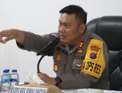 Kapolres Simalungun AKBP Choky Meliala Pimpin Evaluasi Kinerja Fungsi Lalu Lintas di SATPAS Simalungun