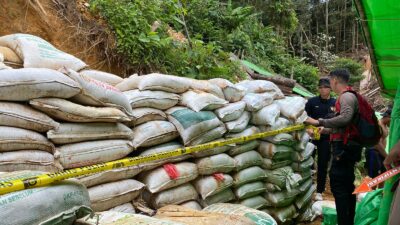 Personil Gabungan Sidak Lokasi Kegiatan PETI