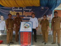Kantor Pertanahan Humbahas Gerakan Sinergi Reforma Agraria 2024