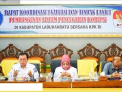 Plt Bupati Labuhan Batu Hj Ellya Rosa Siregar Gelar Rapat Koordinasi bersama Komisi Pemberantasan Korupsi (KPK)