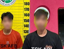 Polisi Tangkap Dua Pria ini Terkait Kasus Narkoba