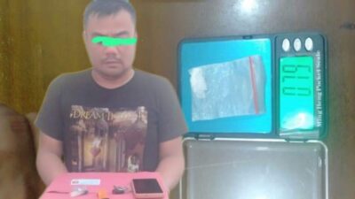 Miliki Sabu, Pria ini Ditangkap Polisi dari Pasar Baru Desa Sibuntuon Parpea