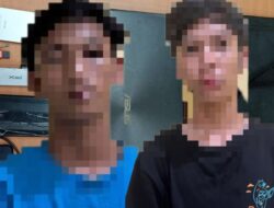 Satreskrim Polres Melawi Gercep Tangkap 2 Pelaku Pencuri Laptop di Desa Kenual