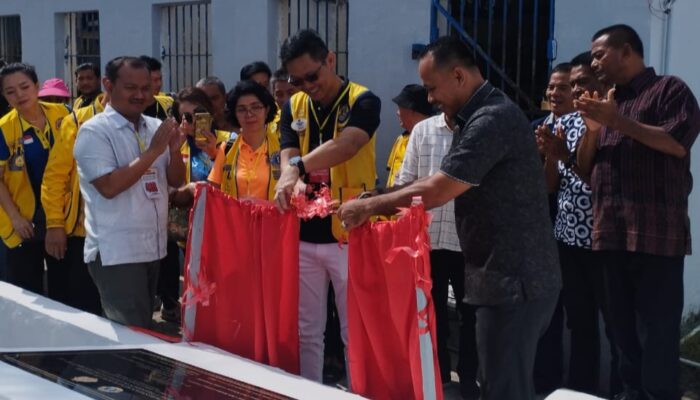 Kalapas Tanjungbalai Resmikan Hibah Sumur Bor dari Lions Club Tanjungbalai Gooden Shell