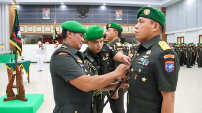 Pangdam Tanjungpura Pimpin Sertijab Pati dan Pamen Kodam XII/Tpr