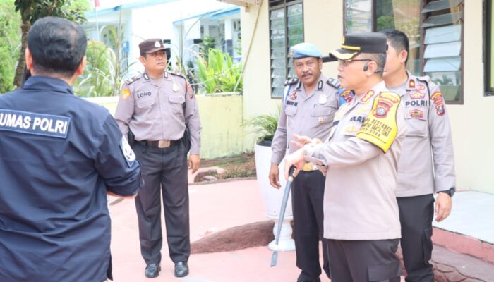 Sidak Polsek Kutalimbaru, Ini Isi Arahan Kapolrestabes Medan