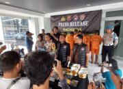 Satresnarkoba Polres Bogor Berhasil Tangkap Jaringan Laboratorium Pembuatan Narkoba
