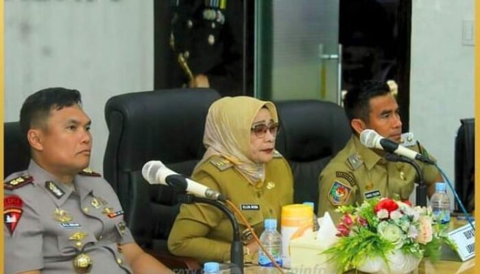 Hj Ellya Rosa Siregar Rapat Peresmian Layanan Penyelenggaraan Event di Polres