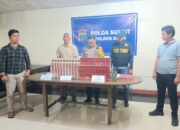 Polres Dairi Amankan Pria Penjual Rokok Ilegal 