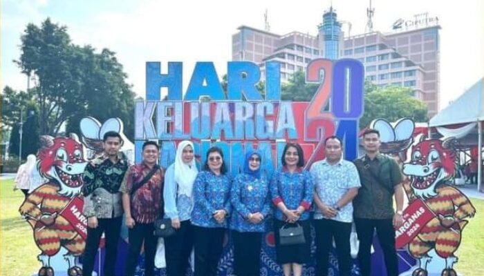 Plt Bupati Hj Ellya Rosa Siregar Mengikuti Puncak Peringatan Harganas di Semarang