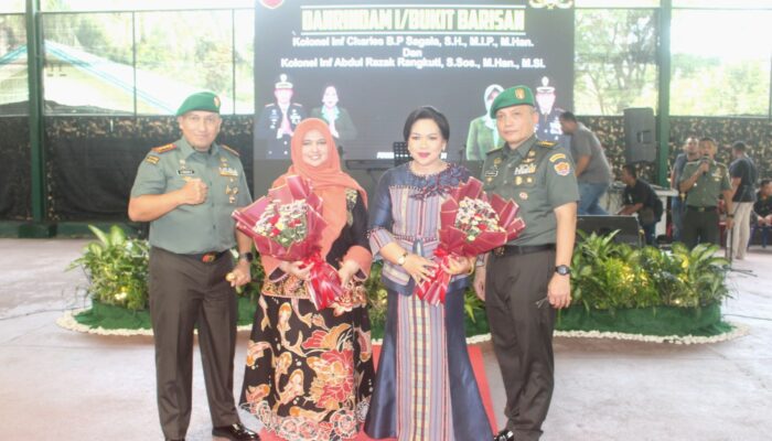 Pisah Sambut Danrindam I/BB, Kolonel Inf Charles BP Sagala Pamit