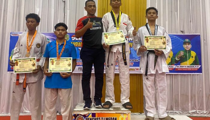 Pekan Olahraga Kota Medan 2024 Cabor Taekwondo Sukses