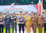 Kapolres Labuhan Batu Pimpin Apel Gelar Pasukan Operasi Patuh Toba 2024