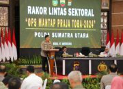 Kapolres Simalungun Ikuti Rakor Lintas Sektoral Operasi Mantap Praja Toba 2024 untuk Pengamanan Pilkada Serentak di Wilayah Sumut