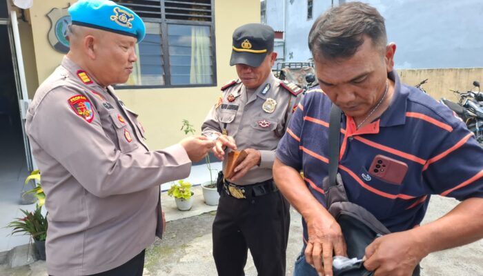 Polres Simalungun Gelar Operasi Penegakkan Disiplin untuk Personel di Polsek Saribu Dolok