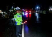 Patroli Blue Light Polres Simalungun Berhasil Tekan Pelanggaran dan Kejahatan di Malam Hari Meski Cuaca Gerimis