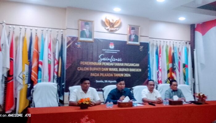 Kip Bireun Buka Pendaftaran Cabup dan Wabup mulai 27 hingga 29 Agustus 2024