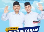 Daftar ke KPU, Anton-Benny Mohon Doa dan Dukungan Masyarakat Simalungun