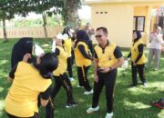 Polwan Polres Simalungun Gelar Lomba Makan Kerupuk dalam Rangka HUT Polwan RI ke-76 Tahun 2024