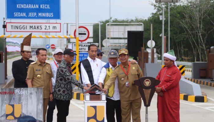 Polres Simalungun Lakukan Pengamanan VVIP Kunjungan Presiden Jokowi untuk Resmikan Pintu Tol Sinaksak