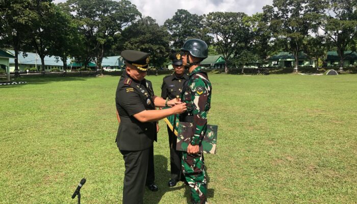 Danrindam I/BB Pimpin Upacara Pembukaan Pendidikan Pertama Bintara PK TNI AD TA 2024