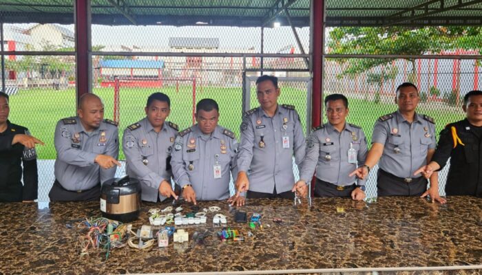 Brantas Halinar, Lapas Narkotika Kelas IIA Langkat Gelar Razia