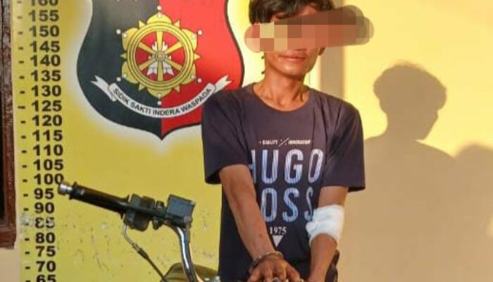 Unit Reskrim Polsek Perdagangan Berhasil Tangkap Pelaku Curanmor di Simalungun