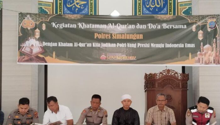 Polres Simalungun Gelar Khataman Al-Quran, Tingkatkan Keimanan dan Spiritualitas Personel