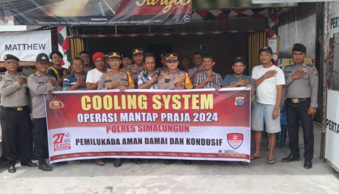 Polres Simalungun Gelar Edukasi dan Cooling System, Jaga Kamtibmas Jelang Pilkada 2024