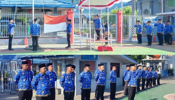 Hidupkan Semangat Juang Pemuda, Lapas Tebing Tinggi Gelar Upacara Hari Sumpah Pemuda ke-96 Tahun