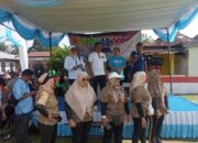 Cabup Simalungun Nomor Urut 2 Anton Saragih Senam Sehat bersama Wanita Pujakesuma 