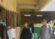 Lapas Narkotika Langkat Lakukan Penyemprotan Disinfektan di seluruh area Lapas