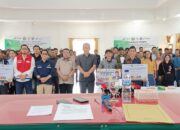 Lamhot Sinaga, Adik Kandung Calon Bupati Humbahas Salurkan Bantuan 1182 Unit Pompa Air ke Humbahas