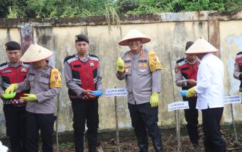 Polres Simalungun Gelar Launching Gugus Tugas Polri Mendukung Ketahanan Pangan Nasional