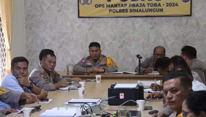 Polres Simalungun Siap Amankan Pungut dan Hitung Suara Pilkada Serentak 2024, Dapatkan Arahan Kapolda Sumut