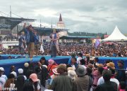 35 Ribu Lebih Masyarakat Taput Padati Lapangan Serbaguna Kampanye Akbar JTP-Dens