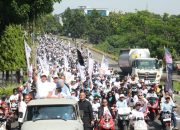 Kampanye Akbar, Cabup Bogor Rudy Susmanto Diarak 10 Ribuan Relawan digagas oleh Ketua Tim Pemenangan Dapil 1, Irvan Maulana