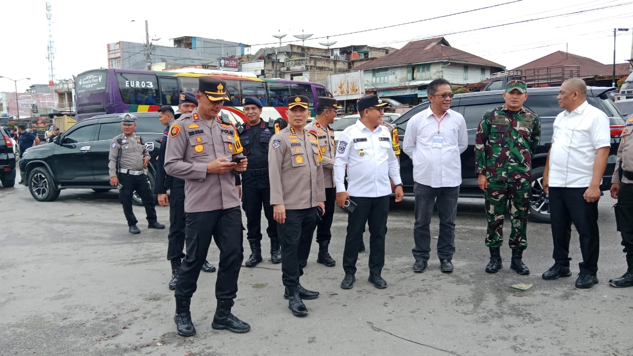 Forkopimda Taput Monitoring Pemungutan Suara Pilkada berlangsung aman dan lancar