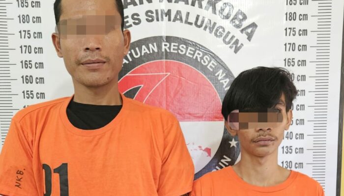 Digerebek Polsek Bosar Maligas, Dua Pengedar Narkoba Ditangkap