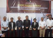 KPU Humbahas Tetapkan Calon Bupati/ Wakil Bupati Terpilih Nomor Urut 3