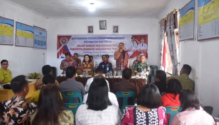 Camat Baktiraja Buka Musrenbang “Prioritas Pembangunan Pemulihan Simangulampe”