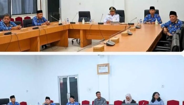Wakil Bupati Labuhanbatu Ikuti Upacara Peringatan Hari Otonomi Daerah Ke-XXIX melalui Virtual