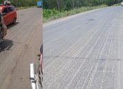 Pengerukan Jalan Jalinsum oleh PT Ayu Septa Dikeluhkan Pengendara, Rawat Jalan Diminta Dipercepat