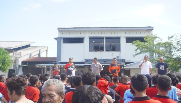 Ciptakan Suasana Aman dan Kondusif, Lapas Narkotika Langkat Berikan Pengarahan Kepada Seluruh Warga Binaan