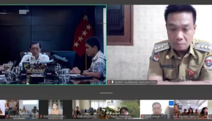 Bupati Humbahas Ikuti Rakor Bersama Luhut: Fokus Eksplorasi Kemenyan dan Limbah Eceng Gondok