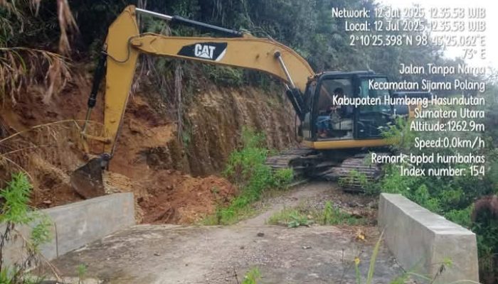 Camat Sijamapolang Apresiasi dan Terima Kasih kepada BPBD